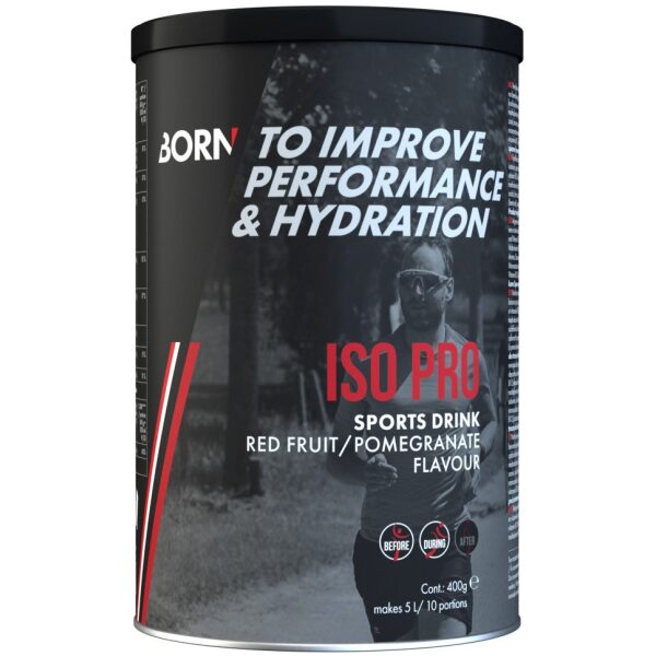 Born Sport drink ISO Pro Red Fruit 400GR. - Afbeelding 3